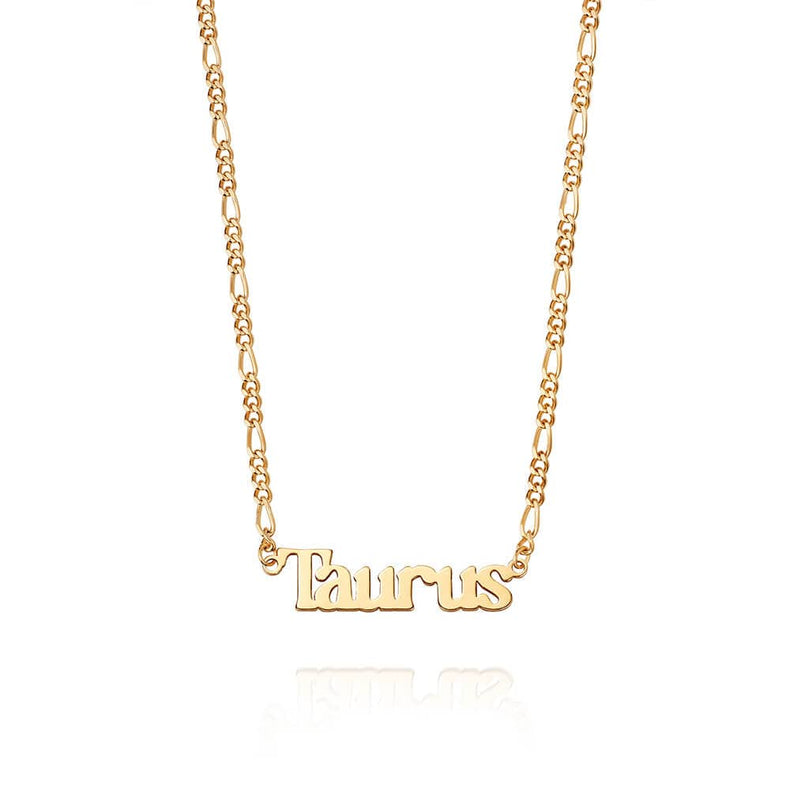 Taurus Zodiac Necklace 18ct Gold Plate recommended