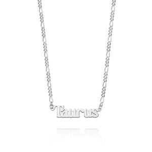 Taurus Zodiac Necklace Sterling Silver recommended