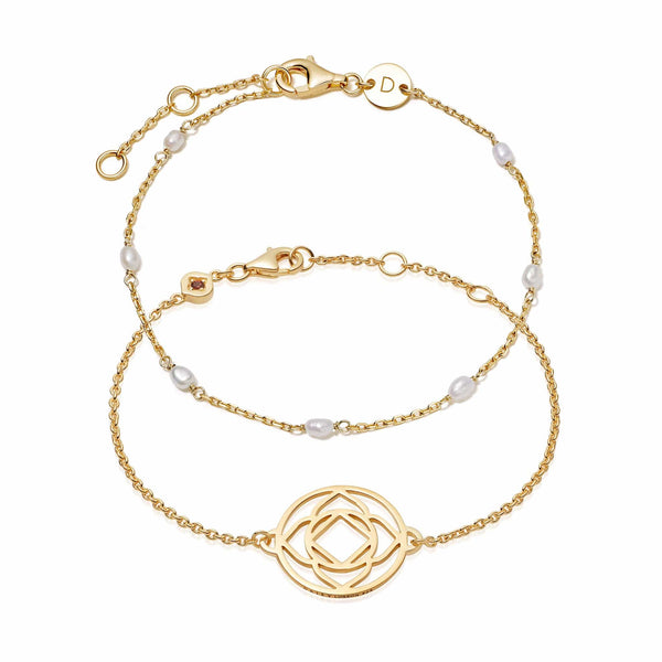 Vita Chain Bracelet 18ct Gold Plate – Daisy London