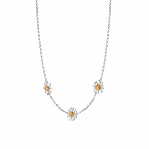 Three English Daisy Chain Necklace Sterling Silver recommended
