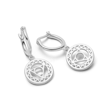 Throat Chakra Earrings Sterling Silver recommended
