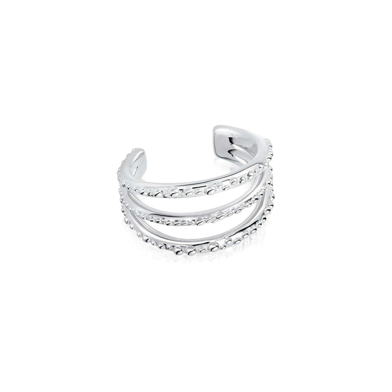 Triple Ear Cuff Sterling Silver