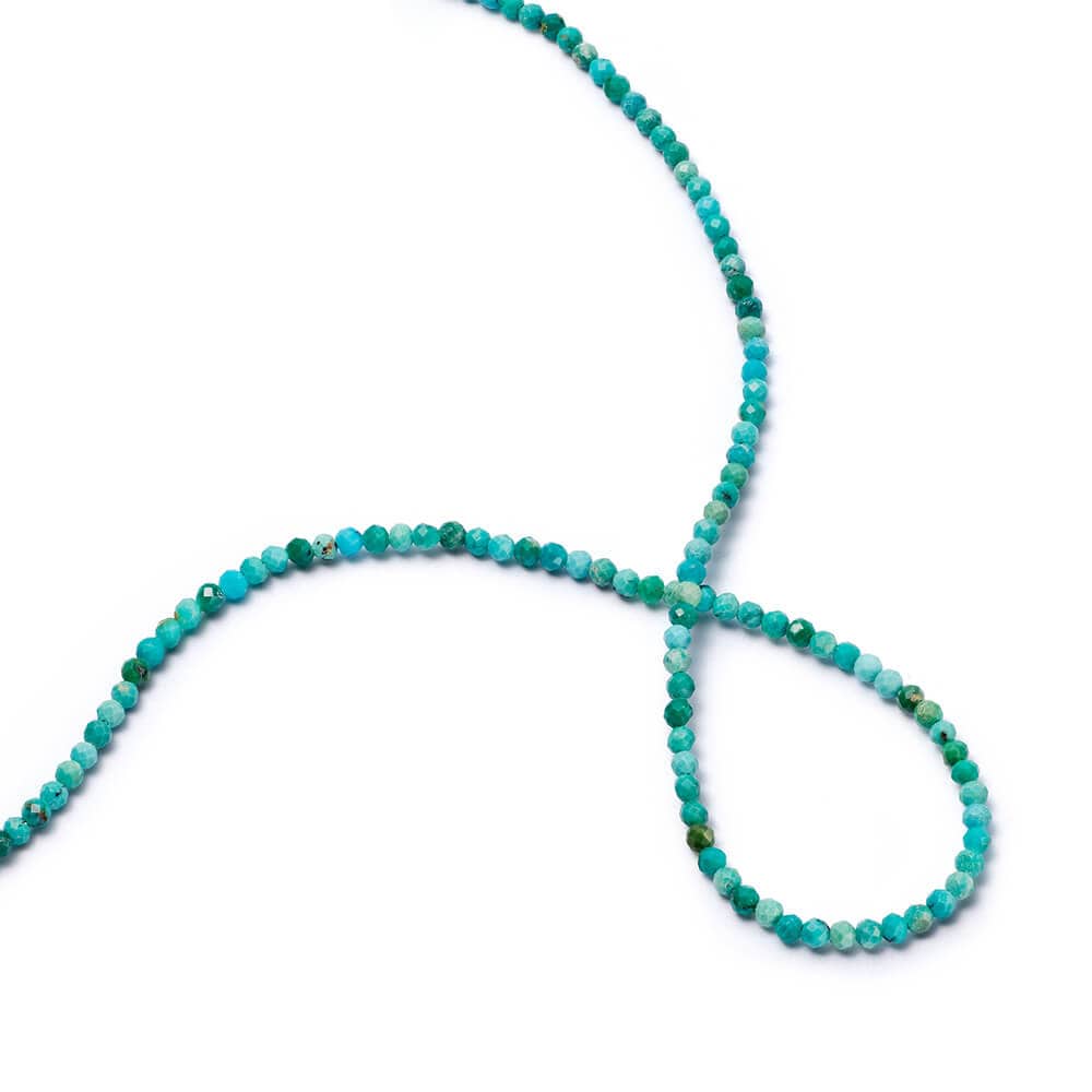 Turquoise Mini Beaded Necklace – Daisy London