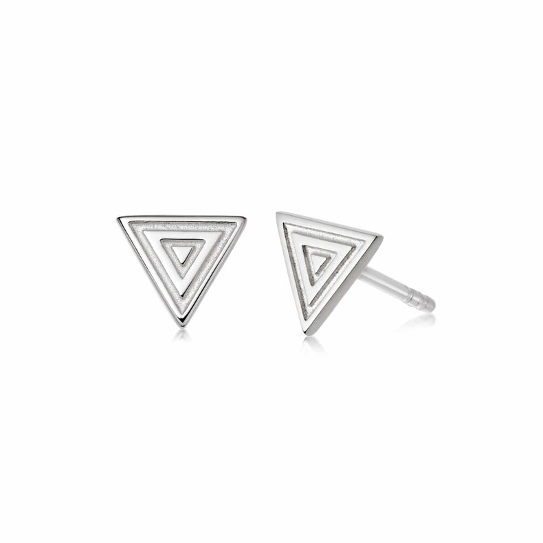 Artisan Stamped Stud Earrings Sterling Silver recommended