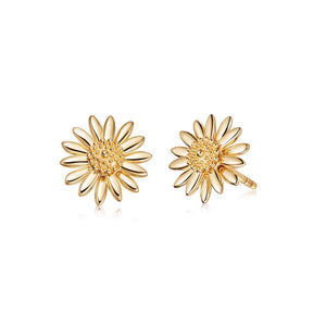 Bellis Daisy Stud Earrings 18ct Gold Plate recommended