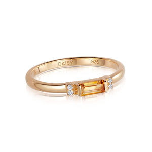 Beloved Fine Citrine Band Ring 18ct Gold Plate recommended