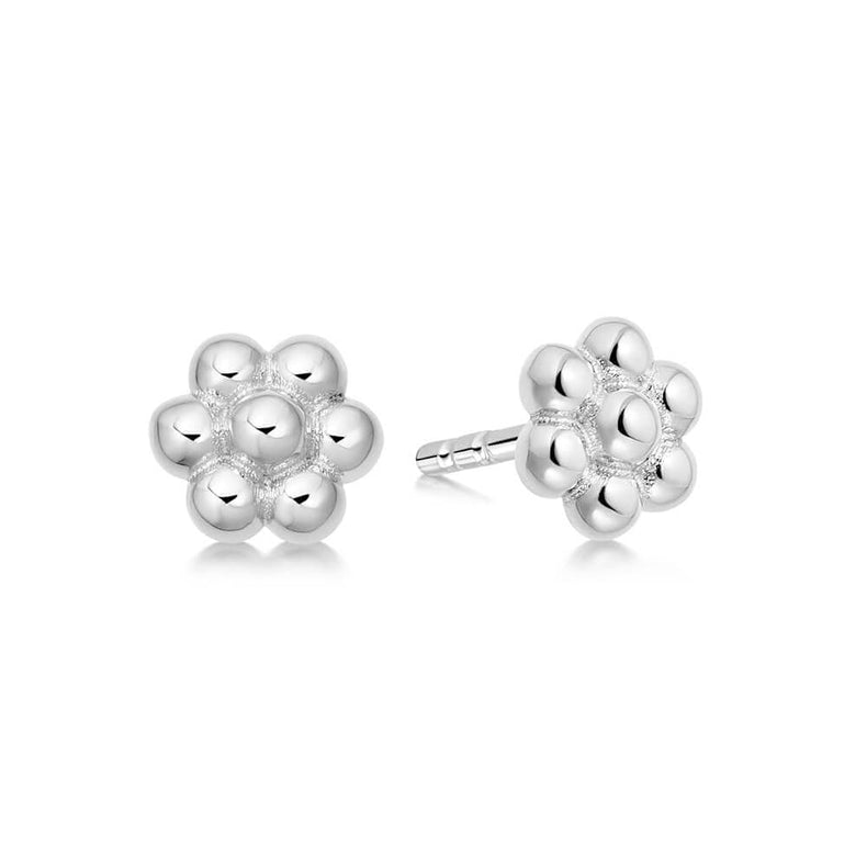 Daisy Ball Stud Earrings Sterling Silver recommended
