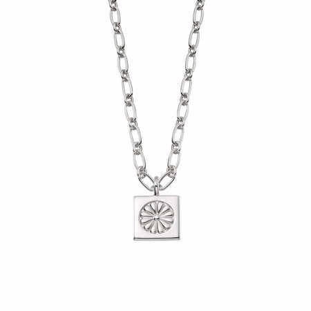 Daisy Bloom Medallion Necklace Sterling Silver recommended