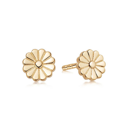 Daisy Bloom Stud Earrings 18ct Gold Plate recommended