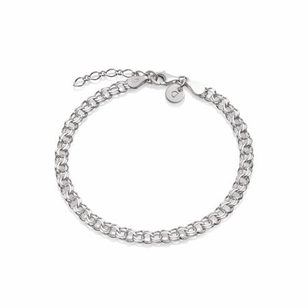 Double Curb Chain Bracelet Sterling Silver recommended