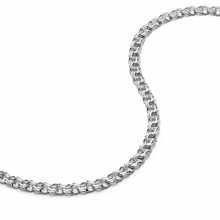 Double Curb Chain Necklace Sterling Silver recommended