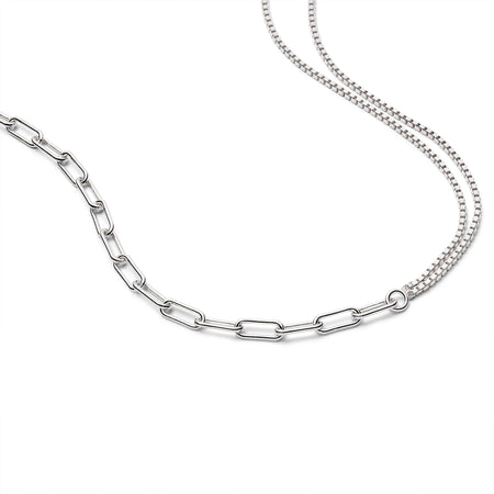 Estée Lalonde Duality Chain Necklace Sterling Silver recommended
