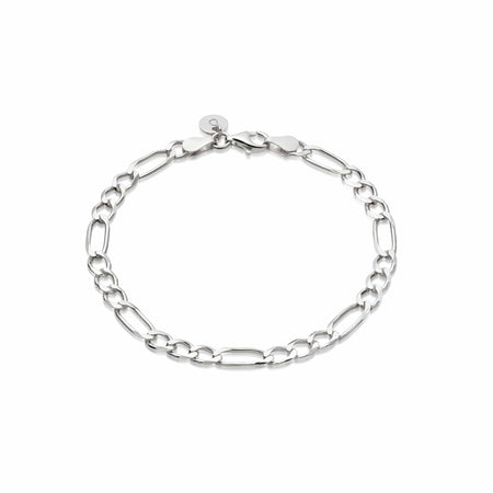 Classic Figaro Chain Bracelet Sterling Silver recommended
