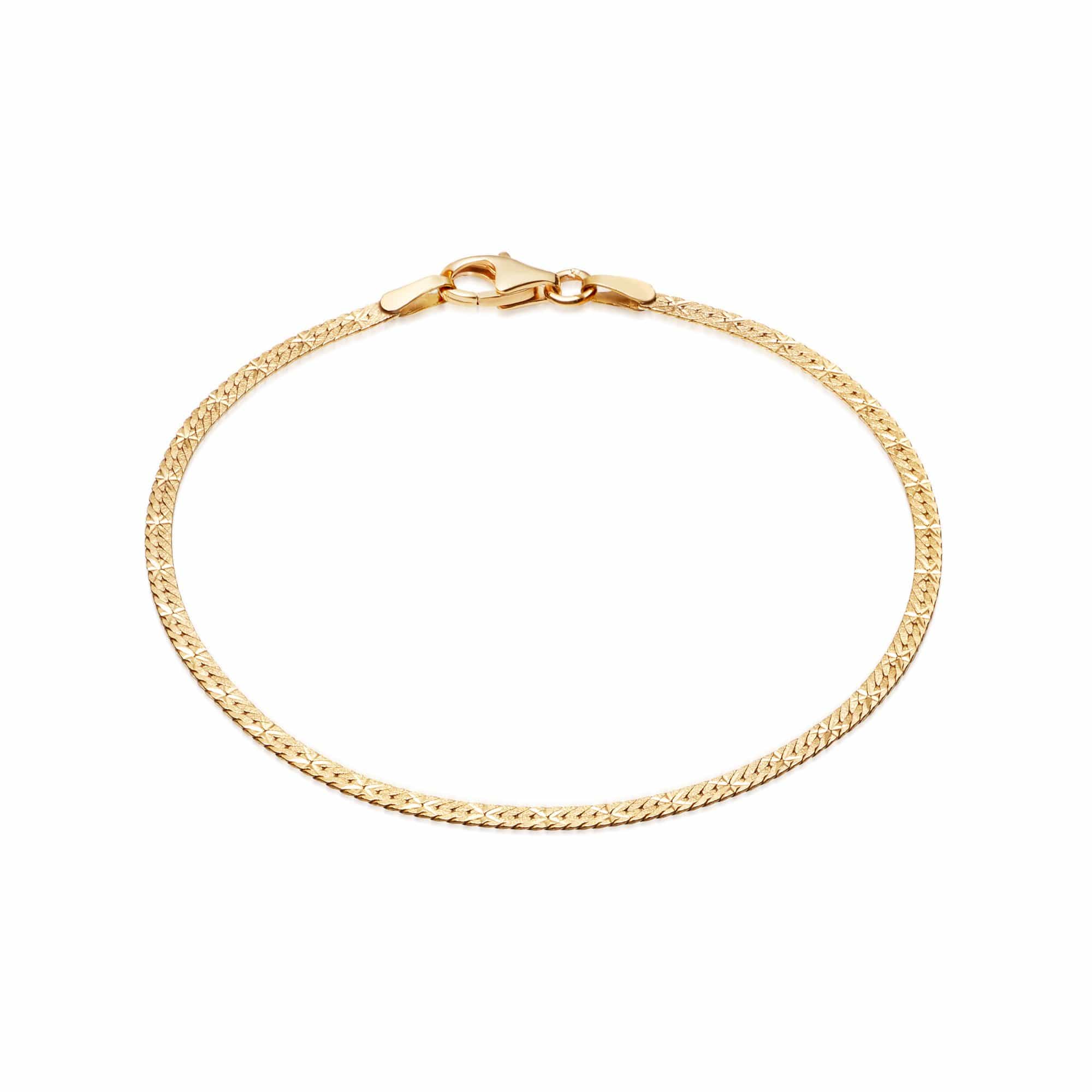 Gold Stainless Steel Double Chain Bracelet | Lisa Angel
