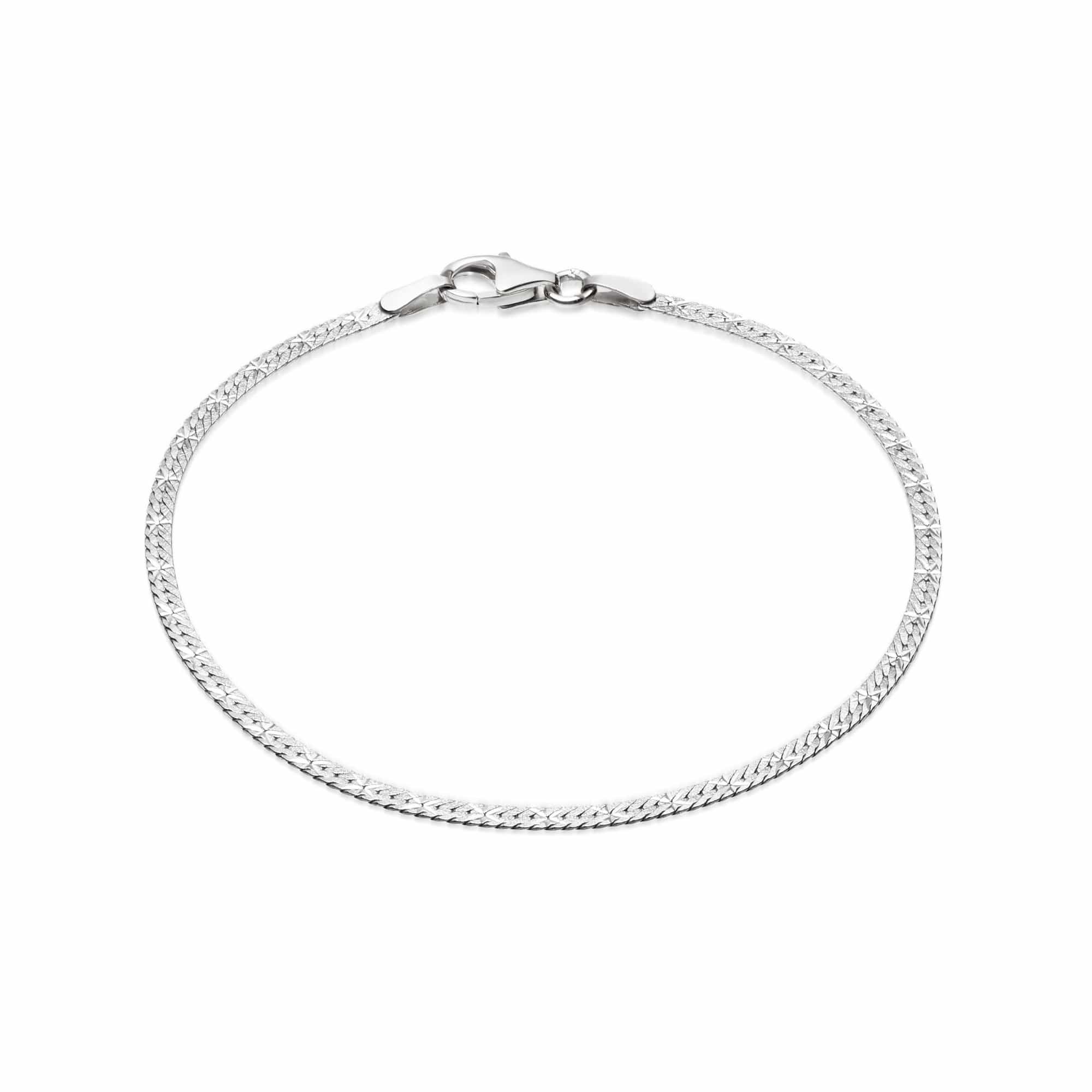 Peachy Chain Bracelet Sterling Silver – Daisy London