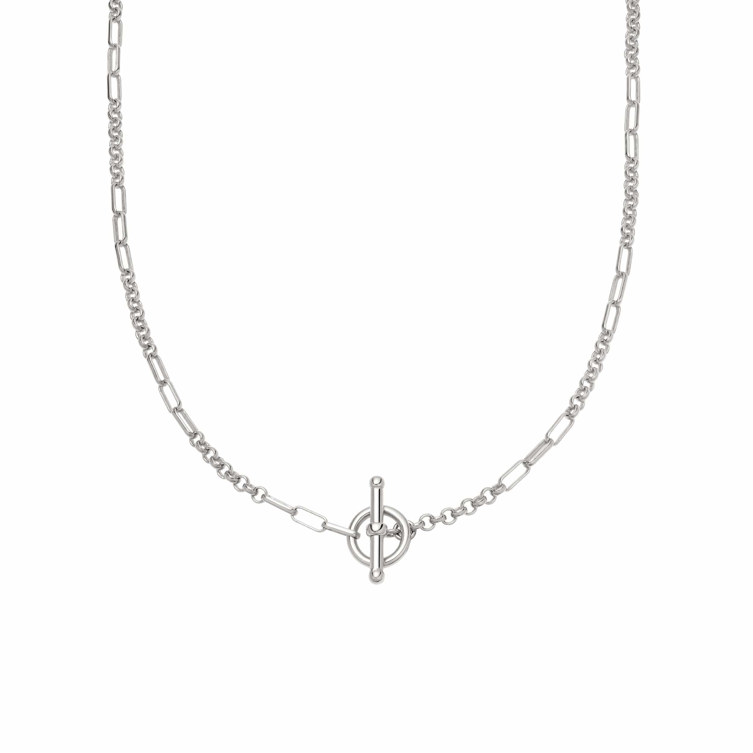 Estée Lalonde Interlock Chain Necklace Sterling Silver – Daisy