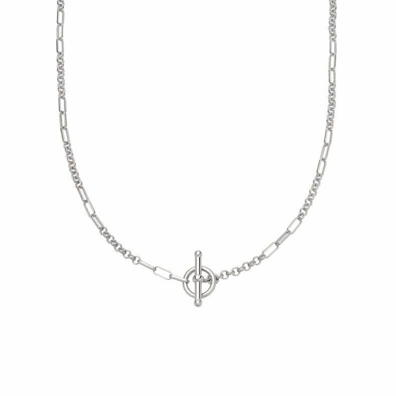 Estée Lalonde Interlock Chain Necklace Sterling Silver recommended