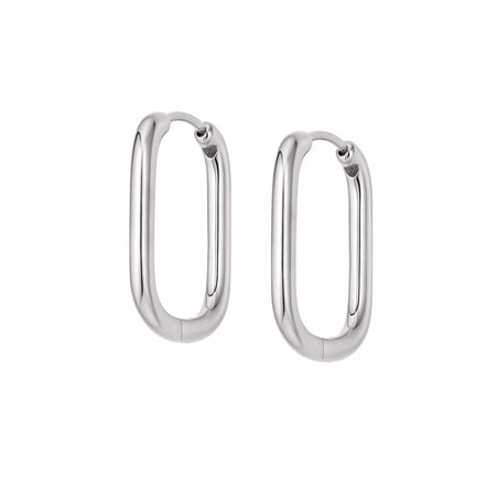 Estée Lalonde Maxi Square Hoop Earrings Sterling Silver recommended