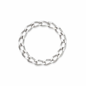 Estée Lalonde Open Curb Chain Ring Sterling Silver recommended