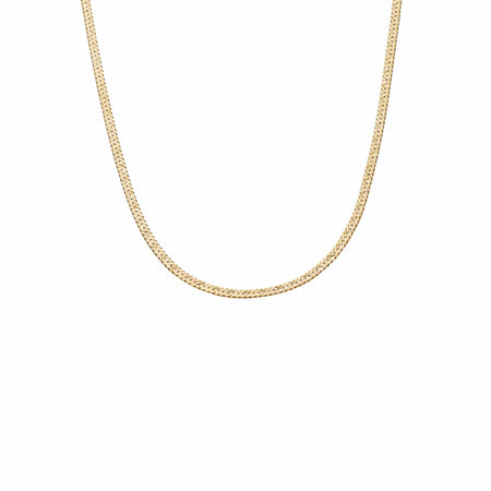Estée Lalonde Short Snake Chain Necklace 18ct Gold Plate recommended