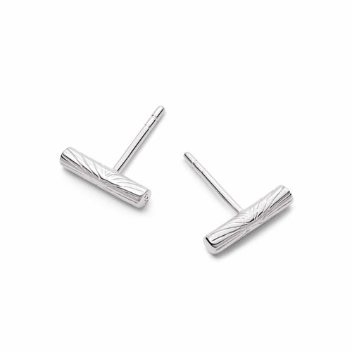 Estée Lalonde T Bar Stud Earrings Sterling Silver