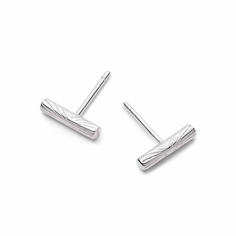 Estée Lalonde T Bar Stud Earrings Sterling Silver