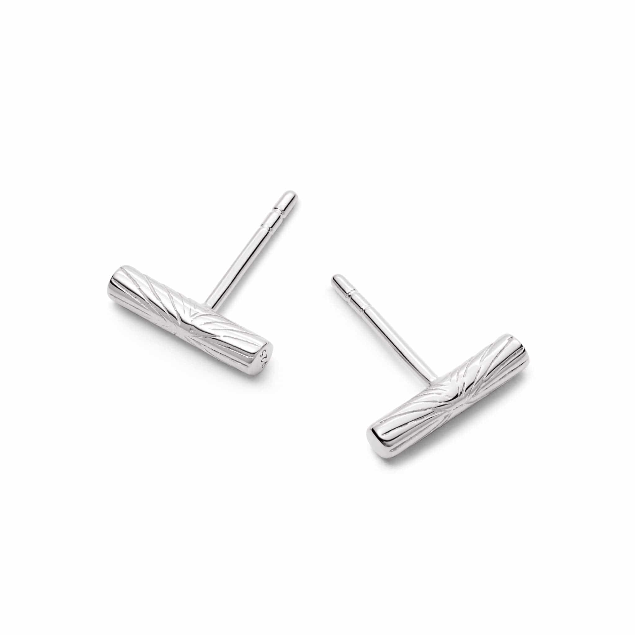 TDi Body Jewellery - NEW! Sterling Silver Bar Stud Earrings. These Sterling  Silver Bars ear studs as simple and elegant. The bars are 1.6mm thick, 12mm  high and come as a pair,