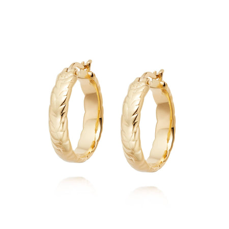 Estée Lalonde Thea Hoop Earrings 18Ct Gold Plate recommended