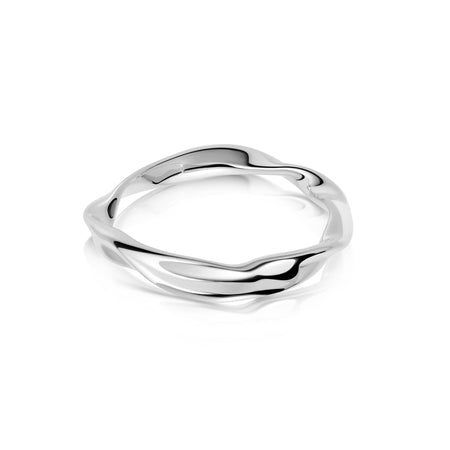 Estée Lalonde Wavy Stacking Ring Sterling Silver recommended
