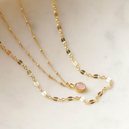 'Feel The Love' Necklace Layering Set 18ct Gold Plate recommended