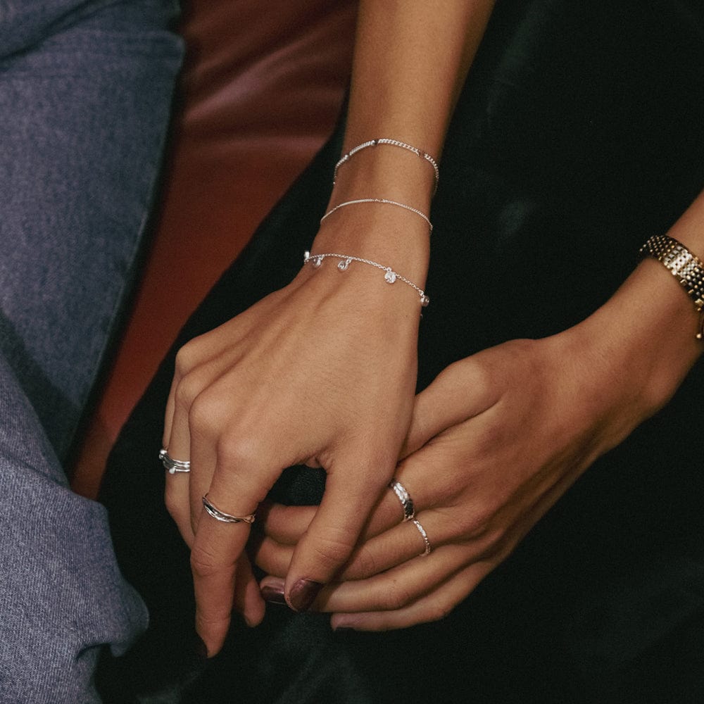 Estée Lalonde Forever Friendship Bracelet Stack Sterling Silver – Daisy ...