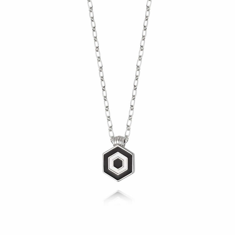 Hexagon Palm Necklace Sterling Silver recommended