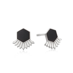 Hexagon Palm Stud Earrings Sterling Silver recommended