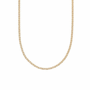 Infinity Flat Chain Necklace 18ct Gold Plate recommended