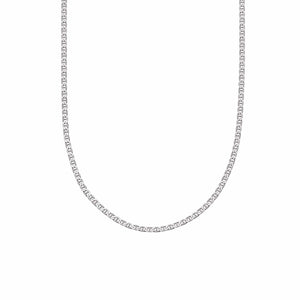 Infinity Flat Chain Necklace Sterling Silver recommended