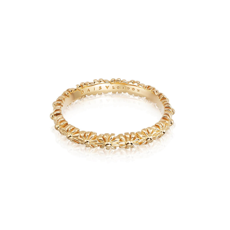 Iota Daisy Ring 18ct Gold Plate recommended