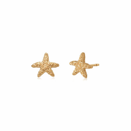 Starfish Stud Earrings 18ct Gold Plate recommended