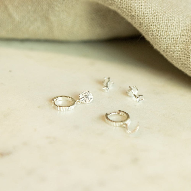 Estée Lalonde Luna Earring Stack Sterling Silver