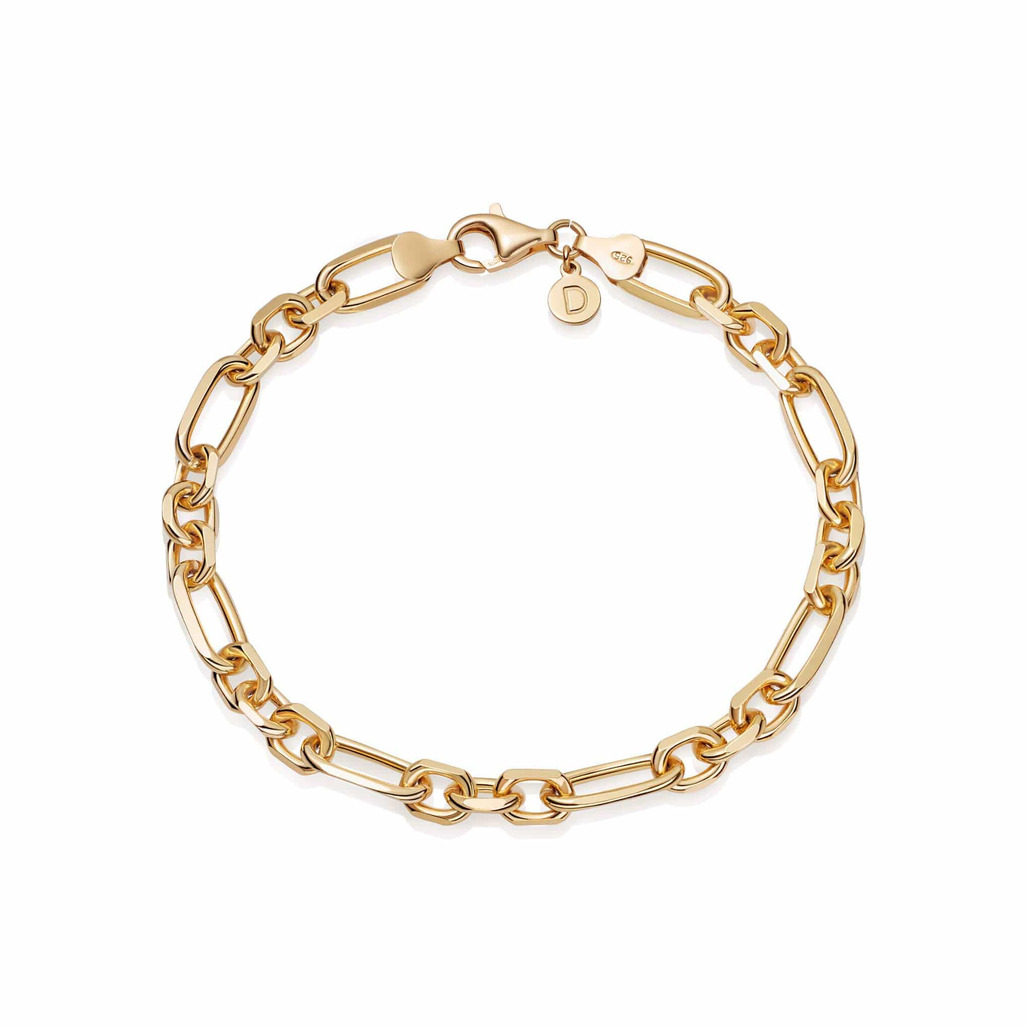 Magnus Chunky Chain Bracelet 18ct Gold Plate – Daisy London Magnus Chunky Chain Bracelet 18ct Gold Plate – Daisy London