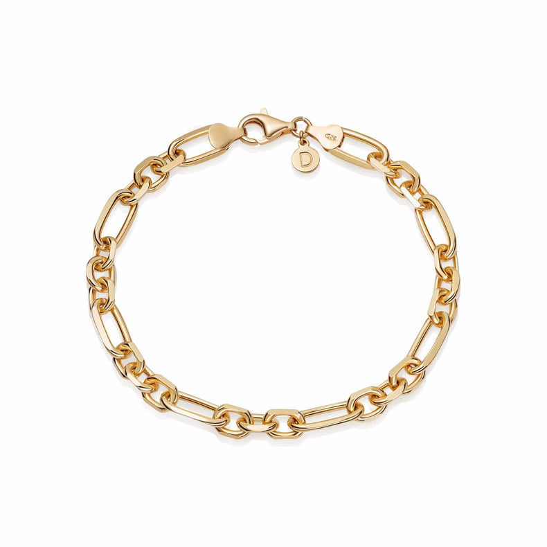 Magnus Chunky Chain Bracelet 18ct Gold Plate recommended