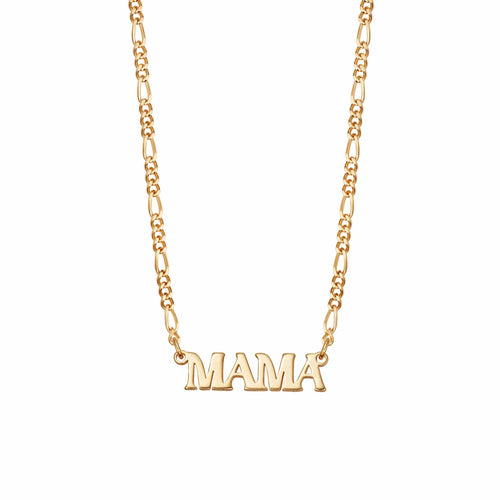 Mama Necklace 18ct Gold Plate