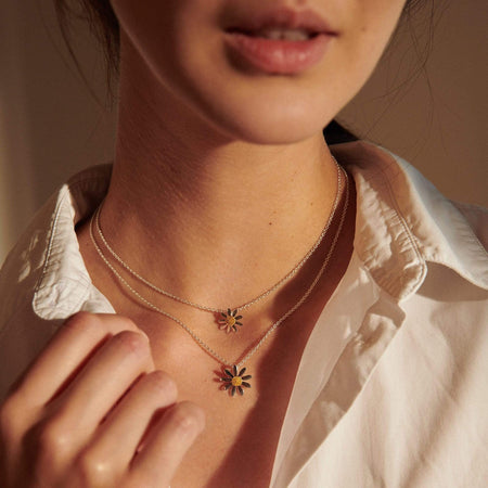 Marguerite Daisy Necklace 15mm recommended