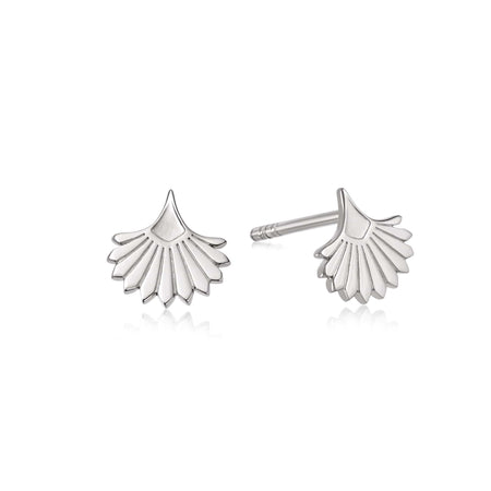 Palm Fan Stud Earrings Sterling Silver recommended