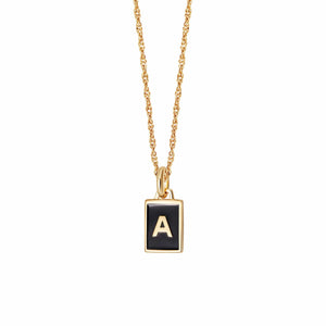 Personalised Initial Necklace 18ct Gold Plate recommended