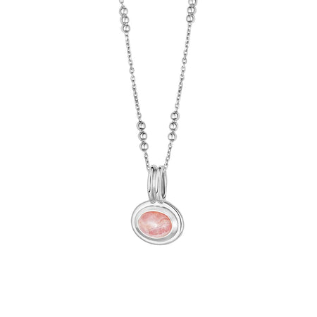 Rhodochrosite Pendant Necklace Sterling Silver recommended