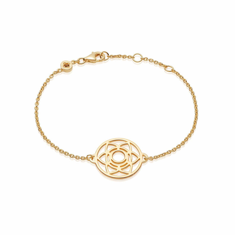 Sacral Chakra Chain Bracelet 18ct Gold Plate recommended