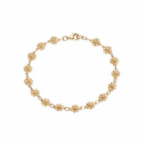 Daisy Chain Bracelet 18ct Gold Plate recommended