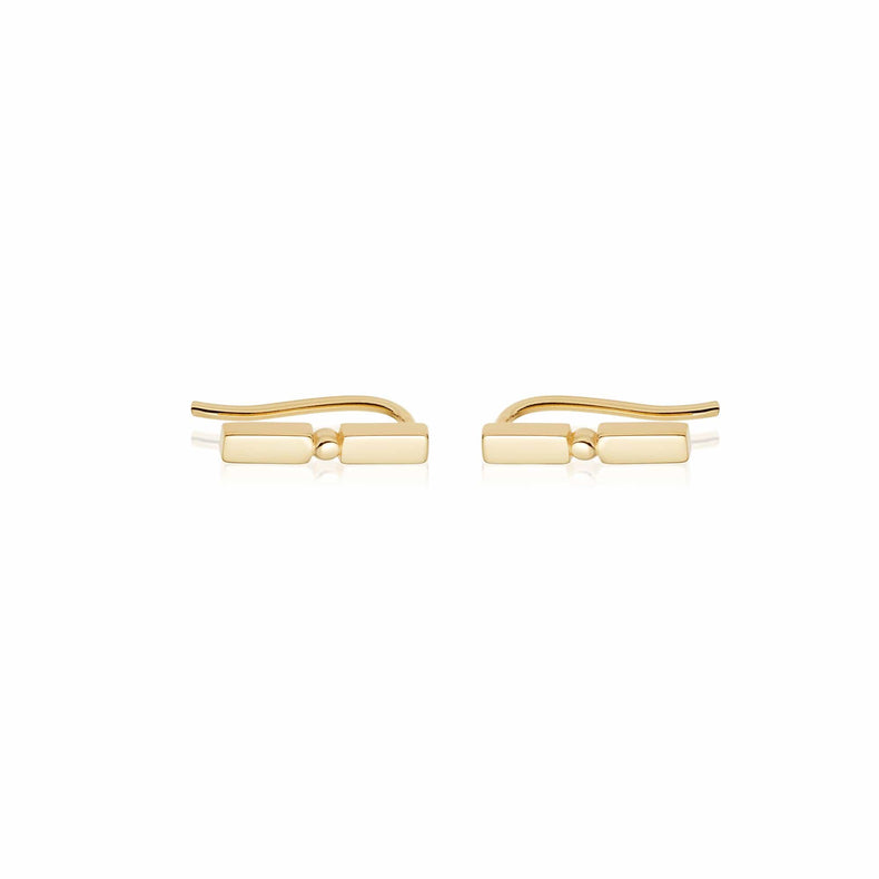 Stacked Crawler Earrings 18Ct Gold Plate recommended