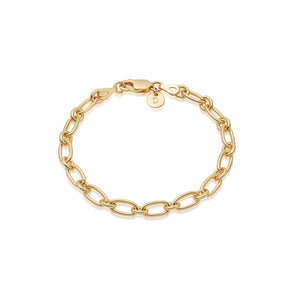 Linked Chain Bracelet 18ct Gold Plate recommended