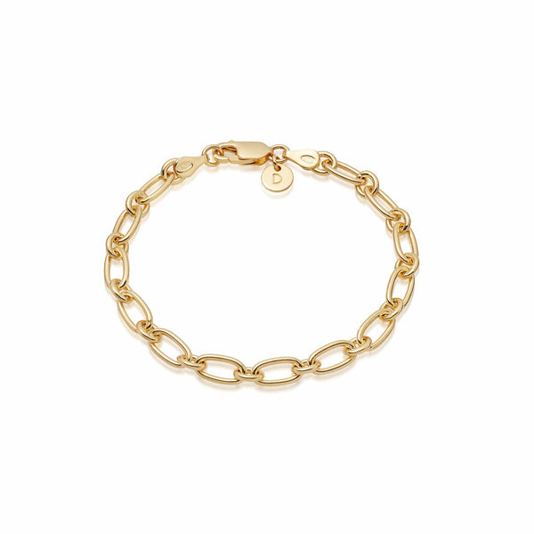 Estée Lalonde T Bar Drop Bracelet 18ct Gold Plate – Daisy London